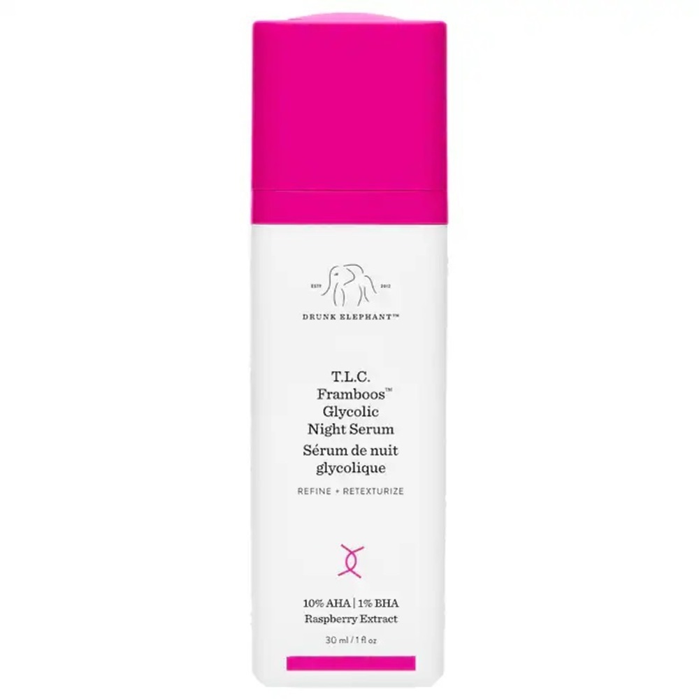 Drunk Elephant T.L.C. Framboos™ Glycolic Resurfacing Night Serum - Picture 1 of 10